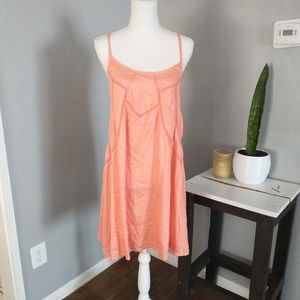 LAGACI Coral Halter dress.    B